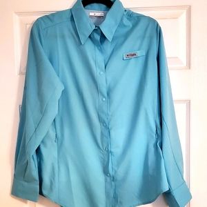 Columbia PFG Women's Long Sleeve Button Up
